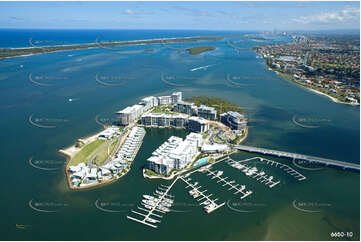 Aerial Photo Ephraim Island Paradise Point QLD Aerial Photography