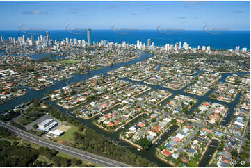 Aerial Photo Broadbeach Waters QLD Aerial Photography