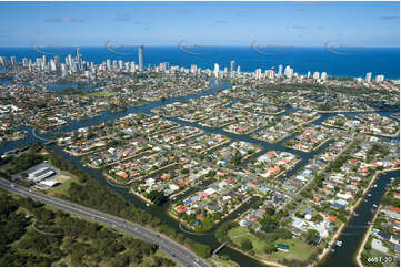 Aerial Photo Broadbeach Waters QLD Aerial Photography