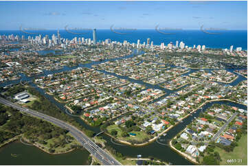 Aerial Photo Broadbeach Waters QLD Aerial Photography