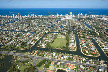 Aerial Photo Broadbeach Waters QLD Aerial Photography