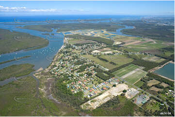 Aerial Photo Jacobs Well QLD Aerial Photography