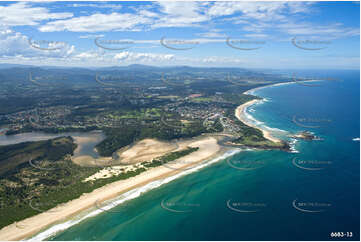 Aerial Photo Sawtell NSW Aerial Photography