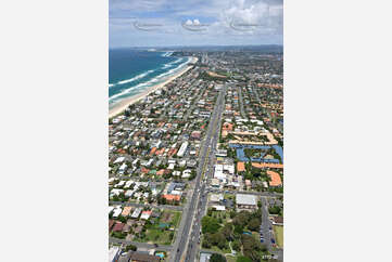 Aerial Photo Mermaid Beach QLD Aerial Photography