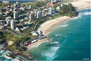 Aerial Photo Kirra QLD Aerial Photography