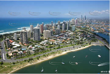 Aerial Photo Main Beach QLD Aerial Photography