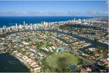 Aerial Photo Isle of Capri QLD Aerial Photography