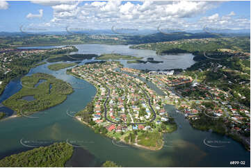 Aerial Photo Tweed Heads West NSW Aerial Photography