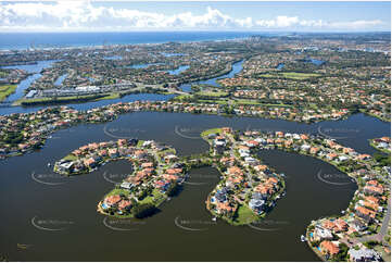 Aerial Photo Clear Island Waters QLD Aerial Photography