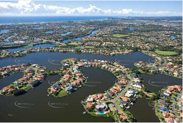 Aerial Photo Clear Island Waters QLD Aerial Photography