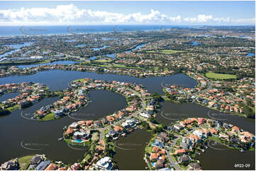 Aerial Photo Clear Island Waters QLD Aerial Photography