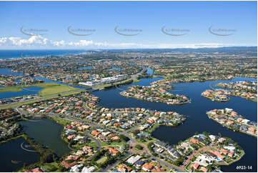 Aerial Photo Clear Island Waters QLD Aerial Photography