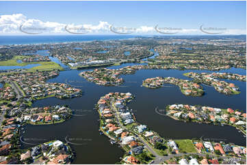 Aerial Photo Clear Island Waters QLD Aerial Photography