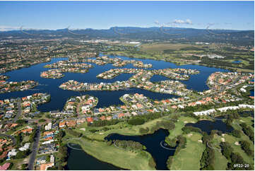 Aerial Photo Clear Island Waters QLD Aerial Photography