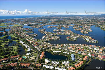 Aerial Photo Clear Island Waters QLD Aerial Photography