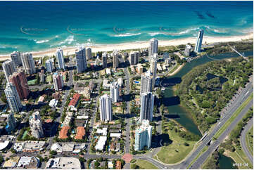 Aerial Photo Main Beach QLD Aerial Photography