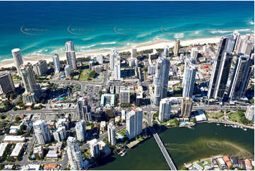 Aerial Photo Surfers Paradise QLD Aerial Photography