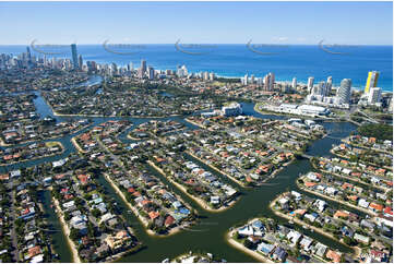 Aerial Photo Broadbeach Waters QLD Aerial Photography