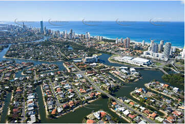 Aerial Photo Broadbeach Waters QLD Aerial Photography