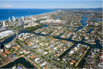 Aerial Photo Broadbeach Waters QLD Aerial Photography