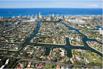 Aerial Photo Broadbeach Waters QLD Aerial Photography