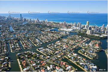 Aerial Photo Broadbeach Waters QLD Aerial Photography