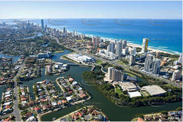 Aerial Photo Broadbeach Waters QLD Aerial Photography