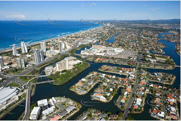 Aerial Photo Broadbeach Waters QLD Aerial Photography