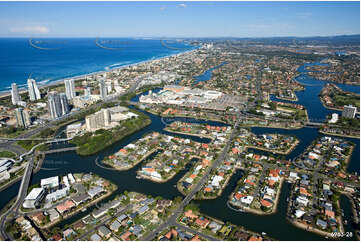 Aerial Photo Broadbeach Waters QLD Aerial Photography