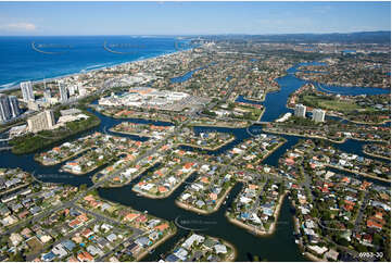 Aerial Photo Broadbeach Waters QLD Aerial Photography