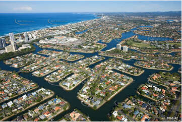 Aerial Photo Broadbeach Waters QLD Aerial Photography