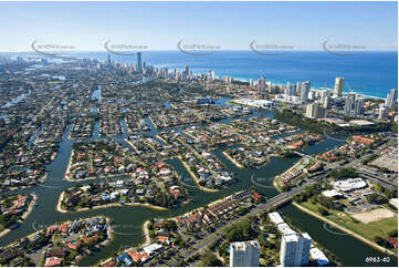 Aerial Photo Broadbeach Waters QLD Aerial Photography