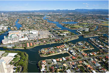 Aerial Photo Broadbeach Waters QLD Aerial Photography