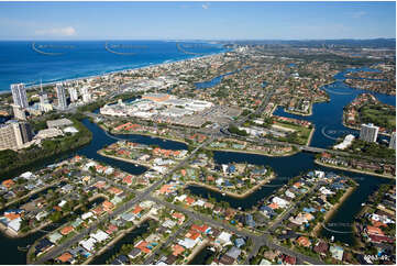 Aerial Photo Broadbeach Waters QLD Aerial Photography