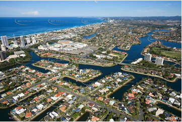 Aerial Photo Broadbeach Waters QLD Aerial Photography