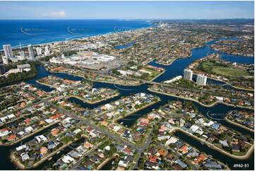 Aerial Photo Broadbeach Waters QLD Aerial Photography