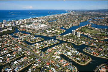 Aerial Photo Broadbeach Waters QLD Aerial Photography