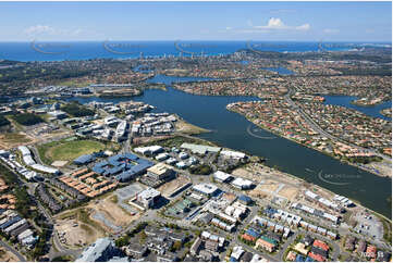 Aerial Photo Varsity Lakes QLD Aerial Photography