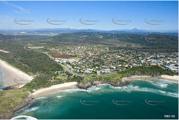 Aerial Photo Cabarita Beach / Bogangar NSW Aerial Photography