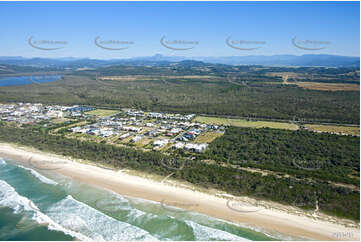 Aerial Photo Casuarina Beach NSW Aerial Photography