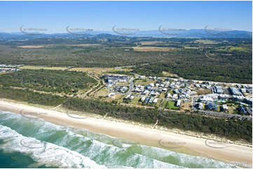 Aerial Photo Casuarina Beach NSW Aerial Photography