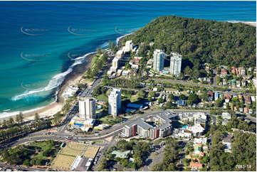 Aerial Photo Burleigh Heads QLD Aerial Photography