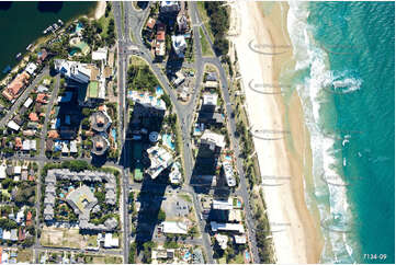 Vertical Aerial Photo Surfers Paradise QLD Aerial Photography