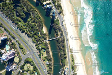 Vertical Aerial Photo Main Beach QLD Aerial Photography