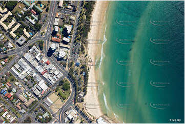 Vertical Aerial Photo Burleigh Heads QLD Aerial Photography