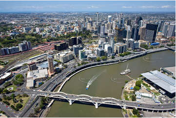 Aerial Photo Brisbane CBD QLD Aerial Photography