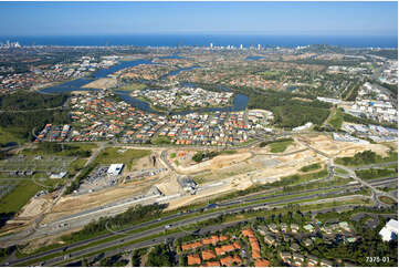 Aerial Photo Varsity Lakes QLD Aerial Photography