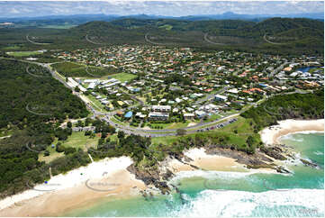 Aerial Photo Cabarita Beach / Bogangar NSW Aerial Photography