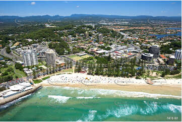 Aerial Photo Burleigh Heads QLD Aerial Photography