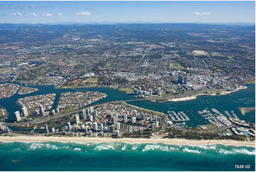 Aerial Photo Main Beach QLD Aerial Photography